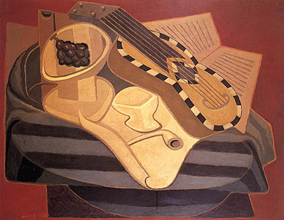 The Guitar with Inlay Juan Gris